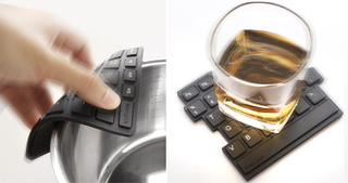 Illustration for article titled Your Heart Won't Skip a Beat When You Spill On Fake Keyboard Coasters